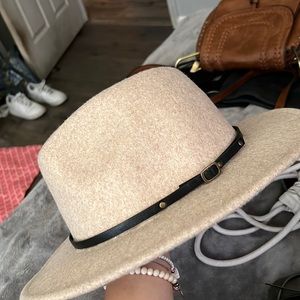 Brown felt hat